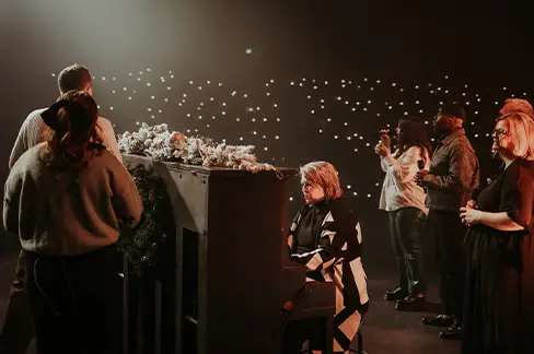 two women smiling for picture