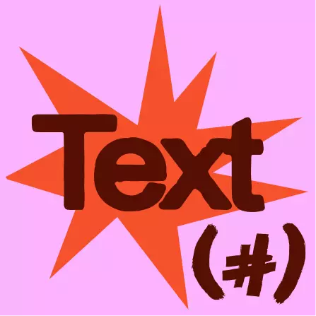 text (#)